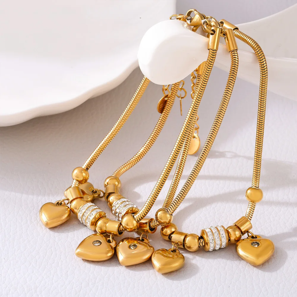 Double Heart Bracelet