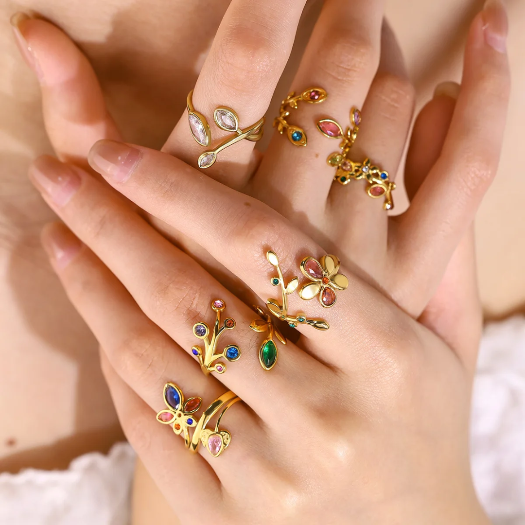 Floral Light Ring