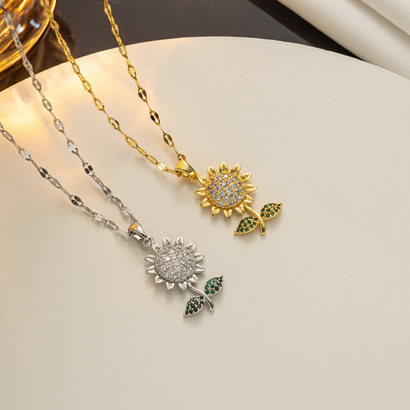Sunflower Necklace