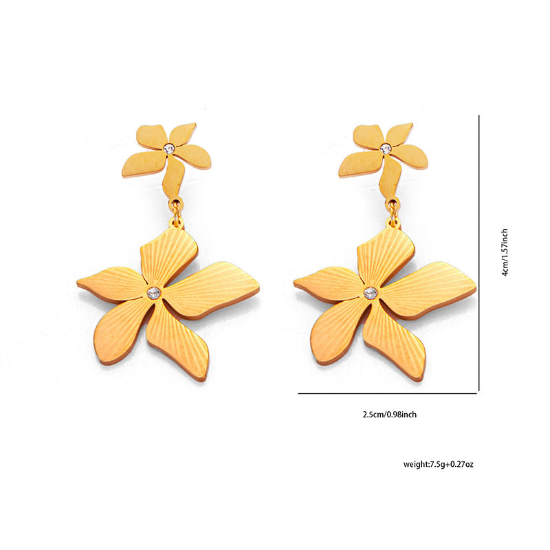 Two Flower Earrings