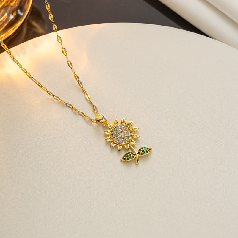 Sunflower Necklace