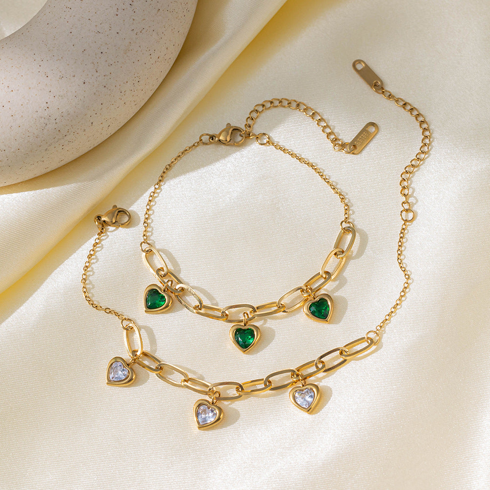 Triple Cœurs Bracelet