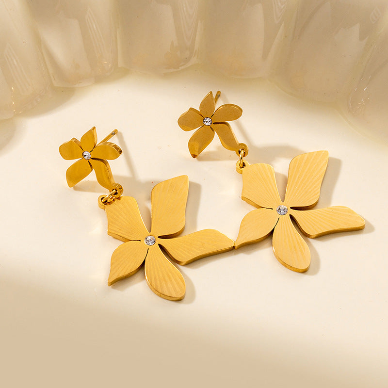Two Flower Earrings