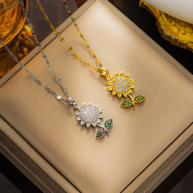Sunflower Necklace