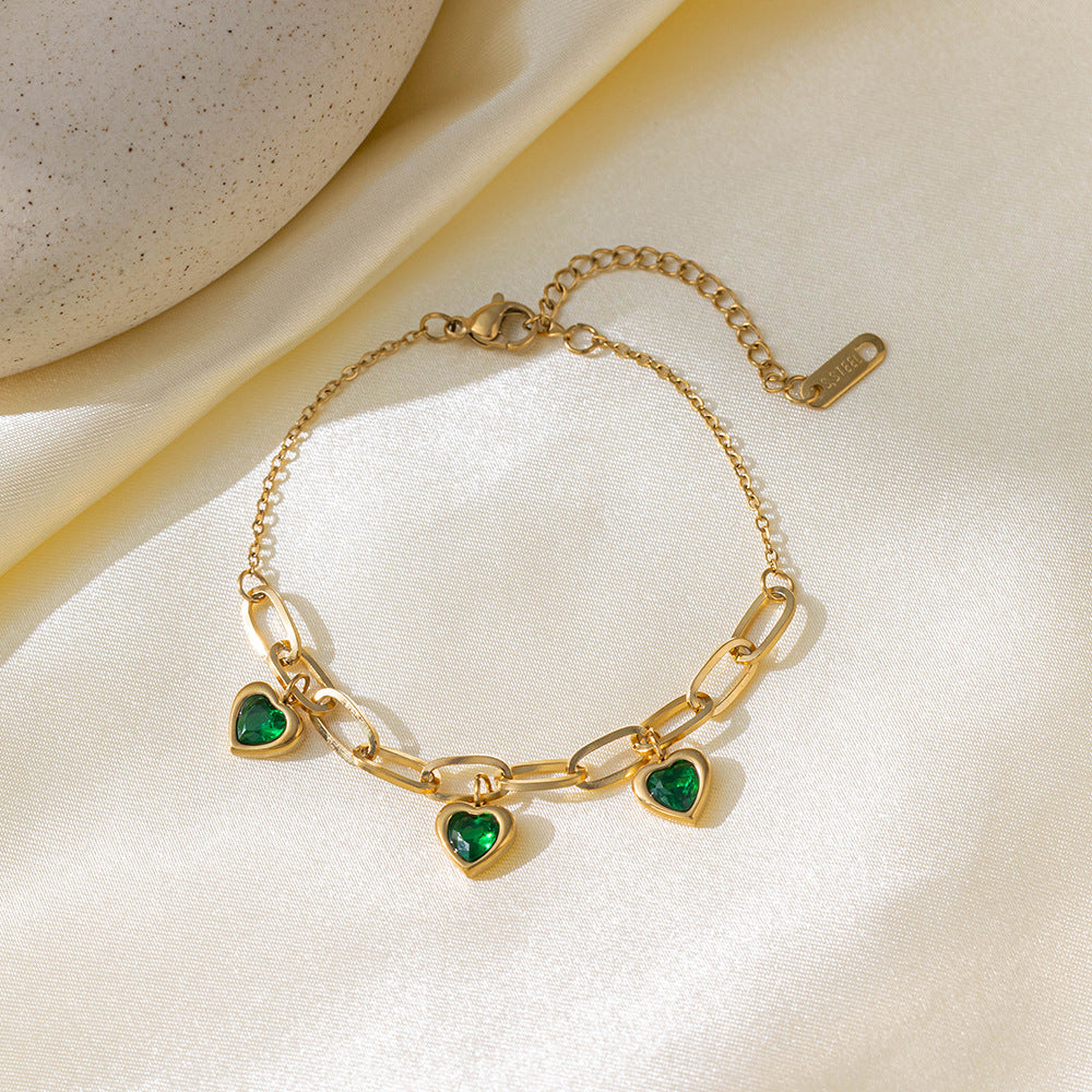 Triple Cœurs Bracelet