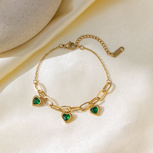 Triple Cœurs Bracelet