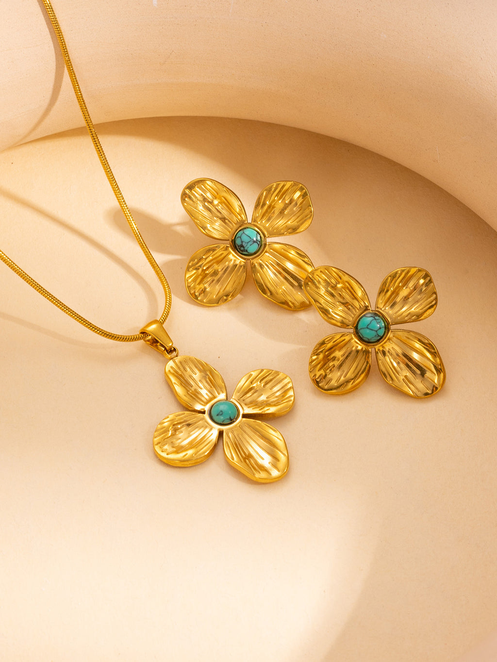 Pack Flowers Turquoise