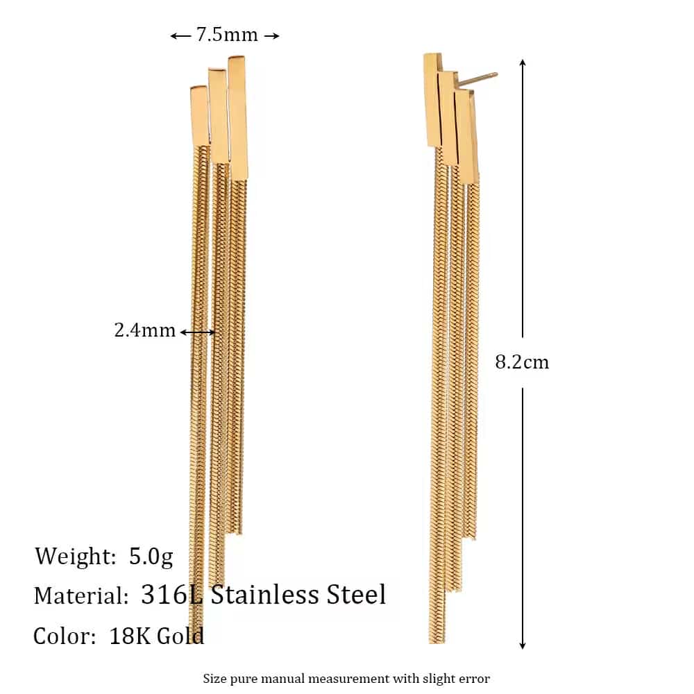 Boucles acier inoxydable Bijouta accessoire