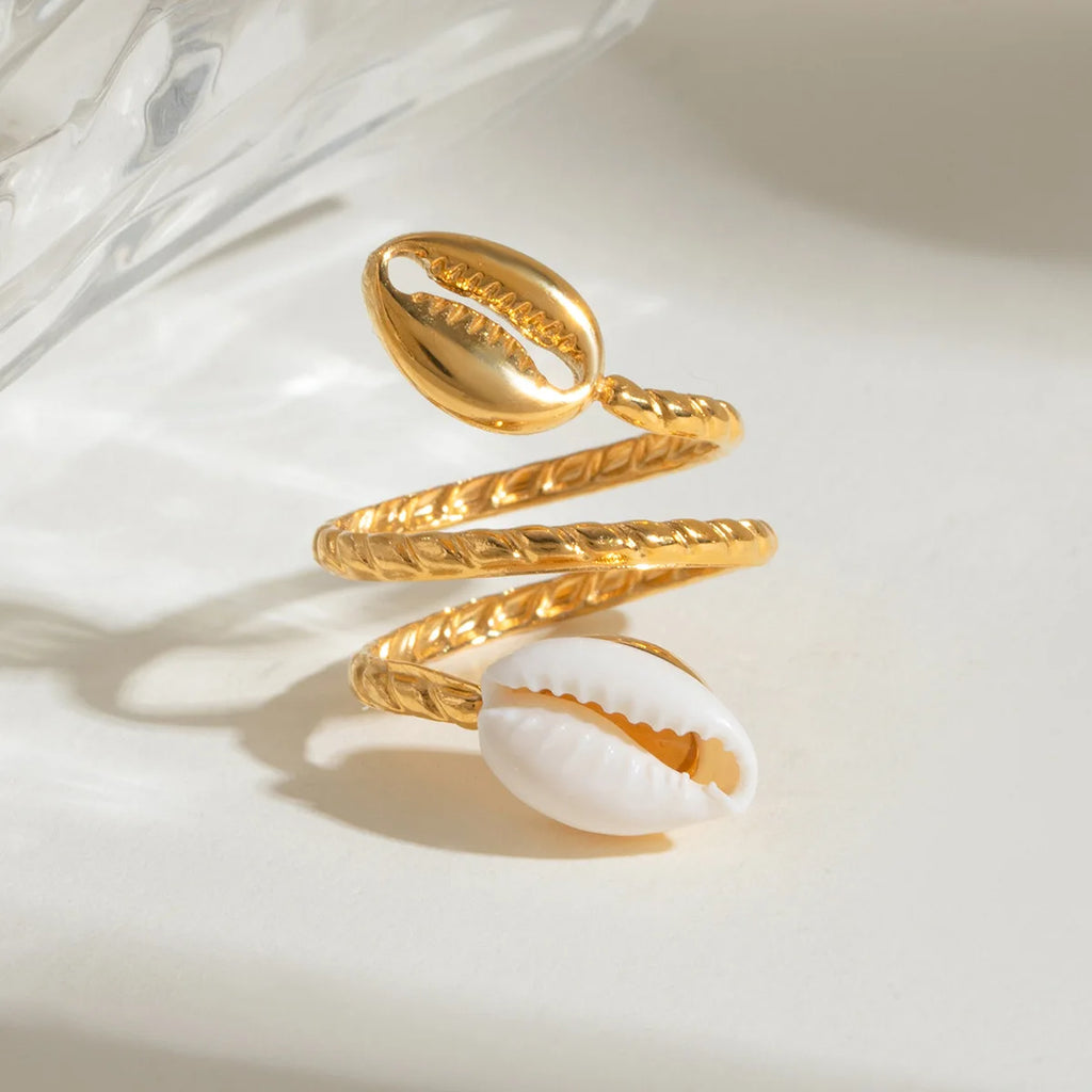 Bague Double Coquille
