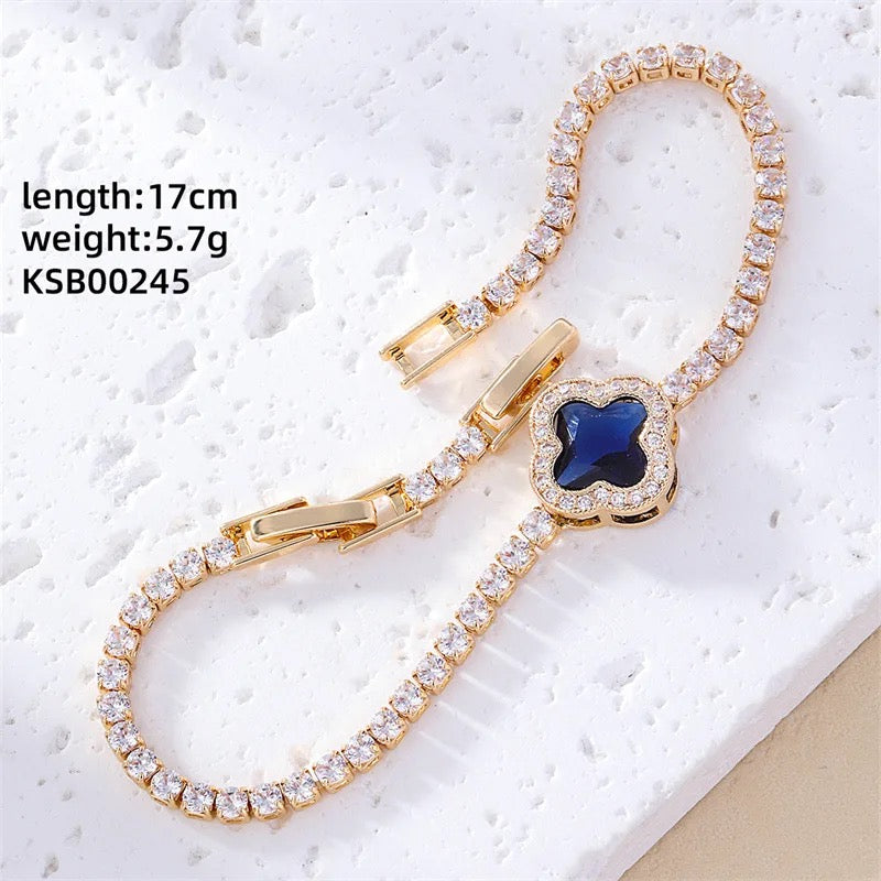 Bracelet Fleur brillante