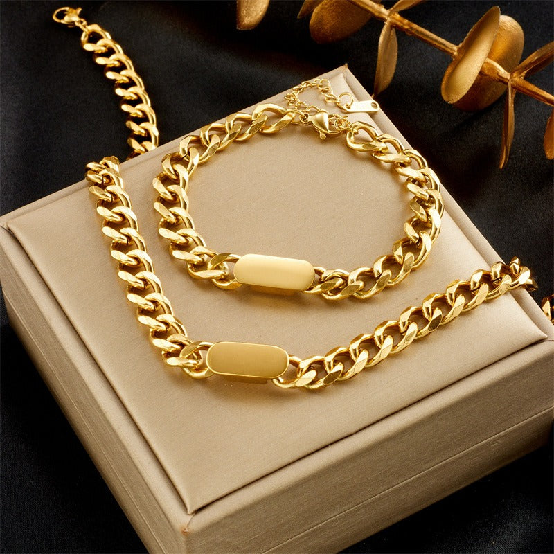 parure acier inoxydable Bijouta accessoires