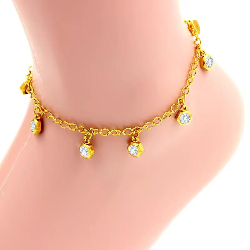 Bracelet de cheville Diamants