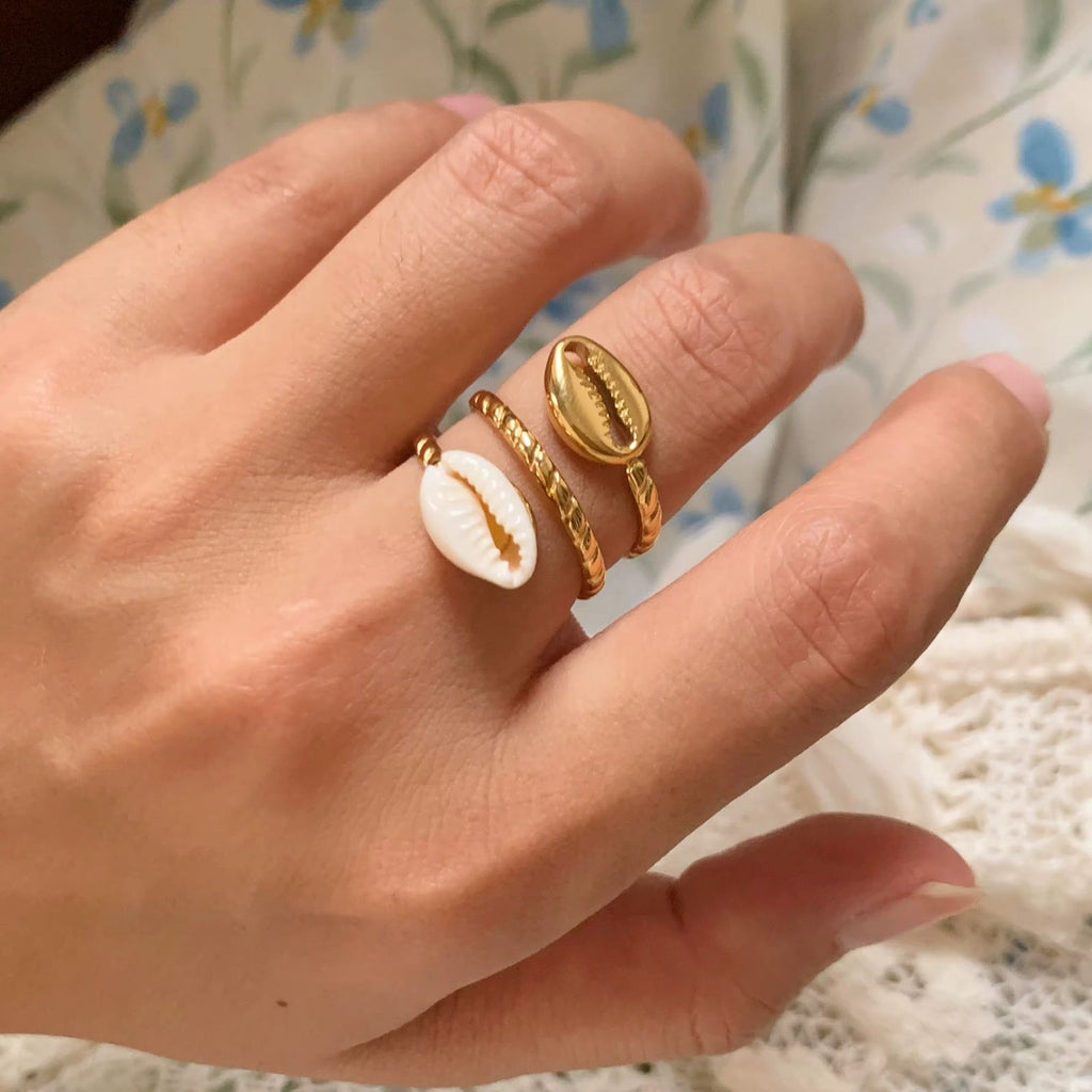 Bague Double Coquille