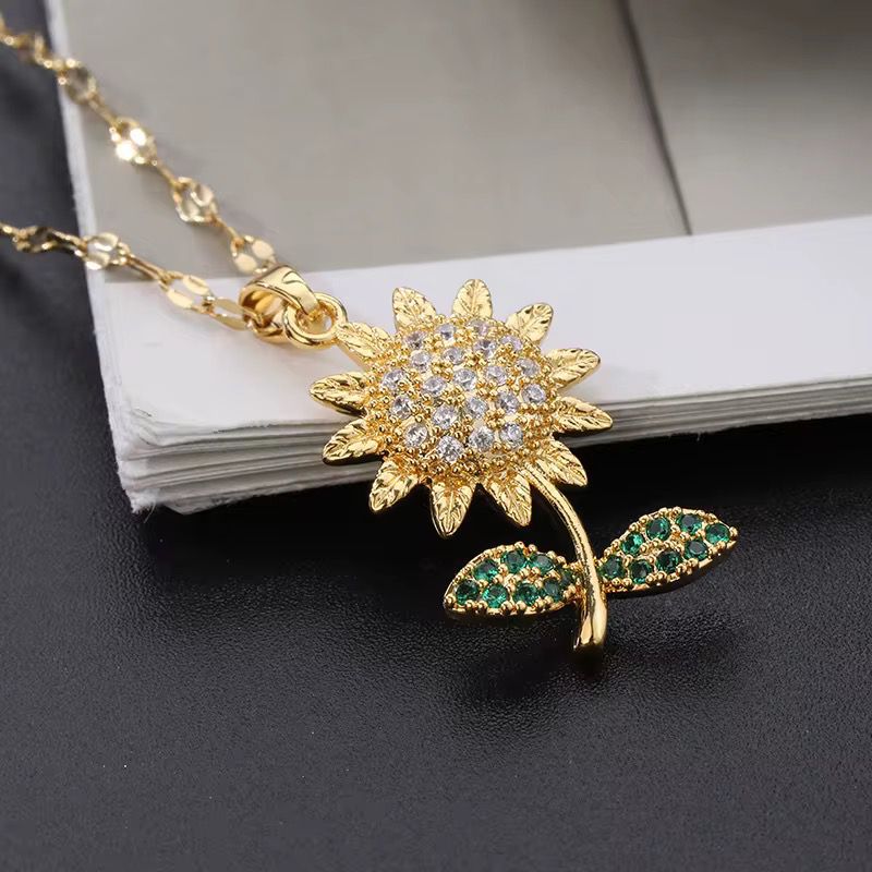 Sunflower Necklace