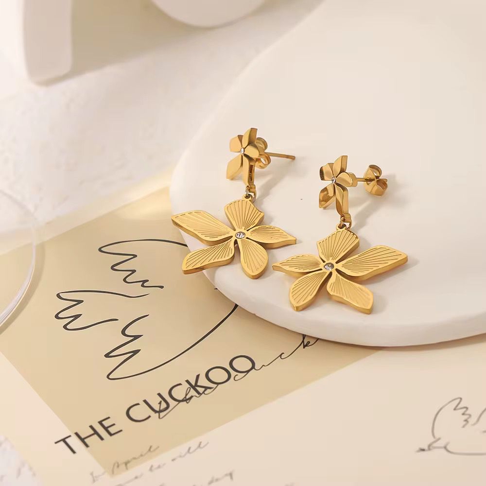 Two Flower Earrings