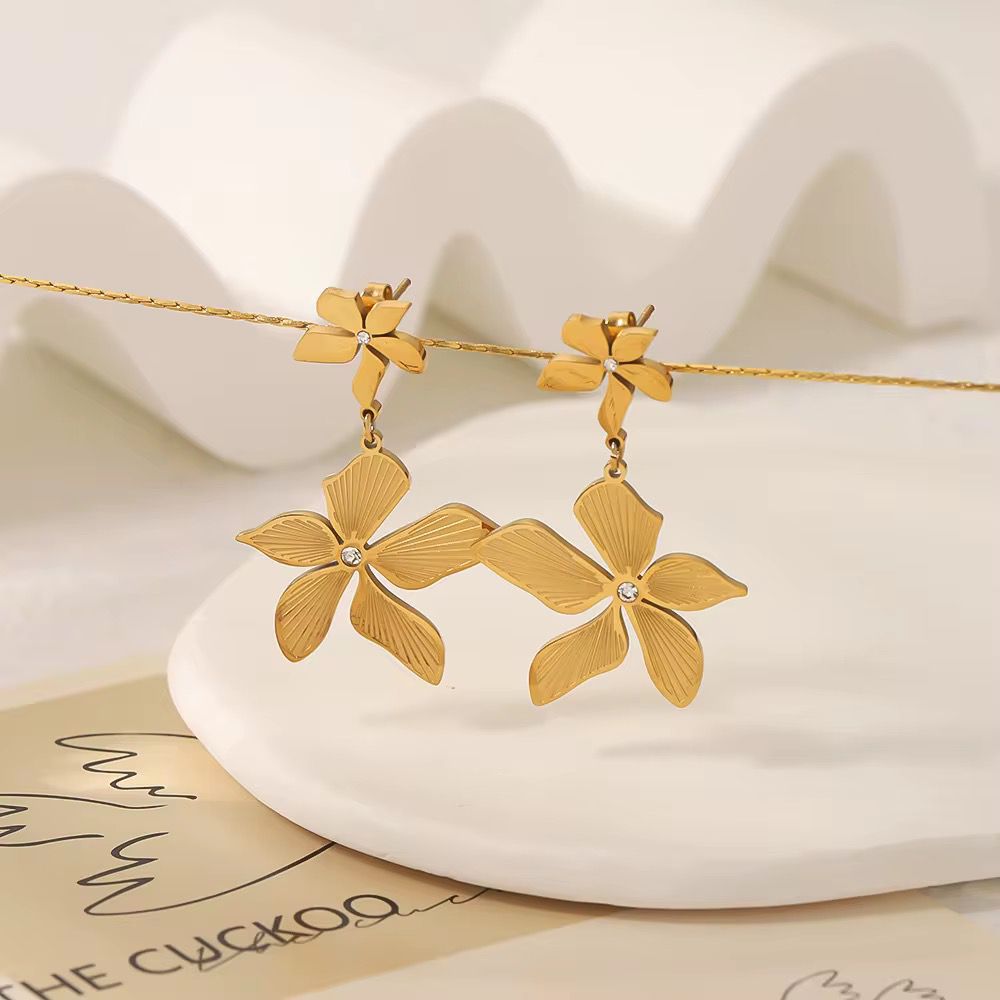 Two Flower Earrings