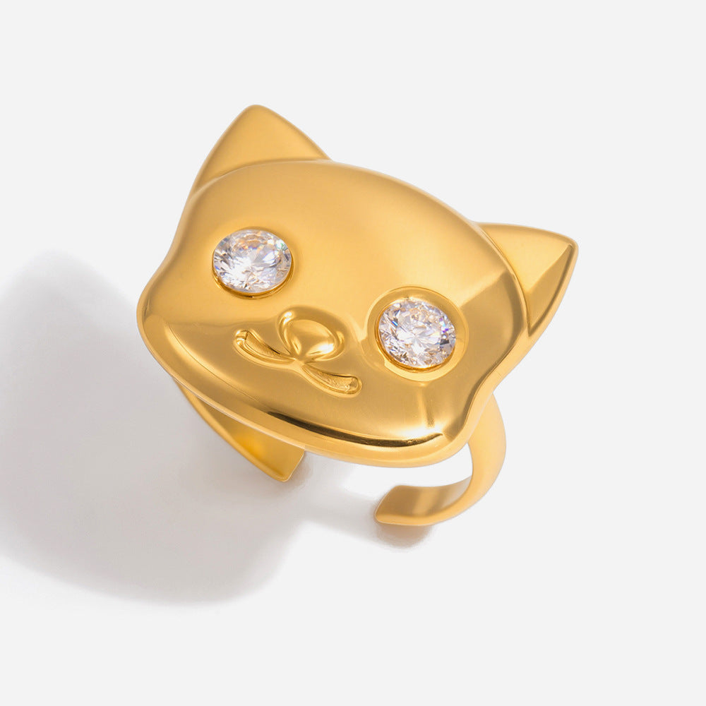 Luna Cat Ring