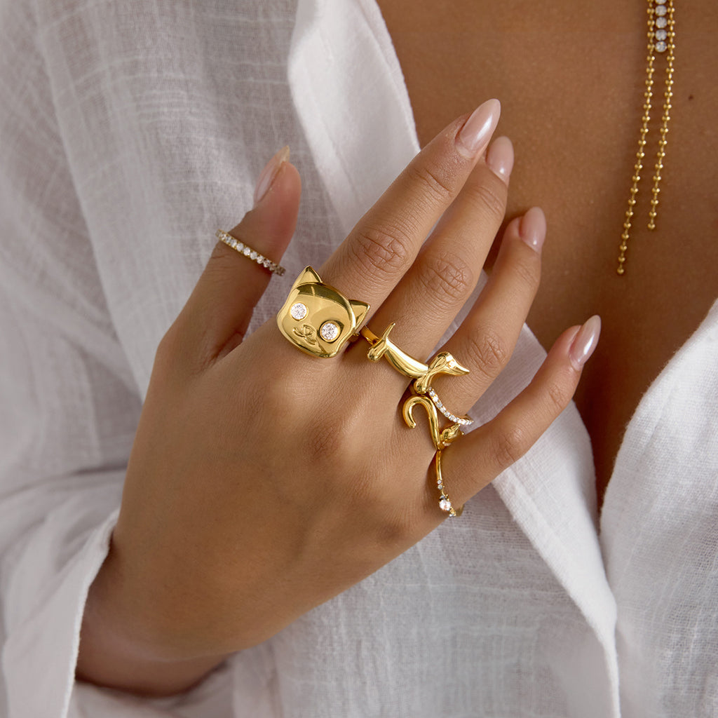 Luna Cat Ring