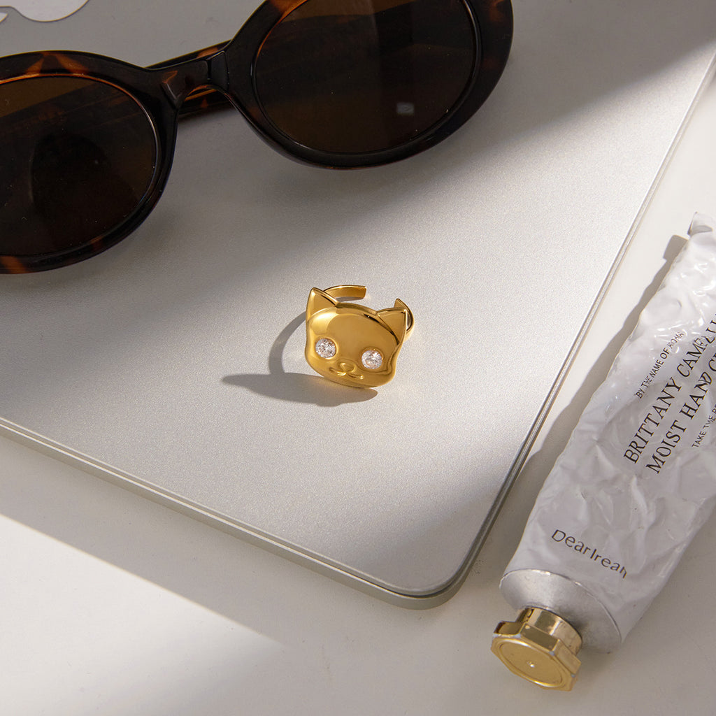 Luna Cat Ring