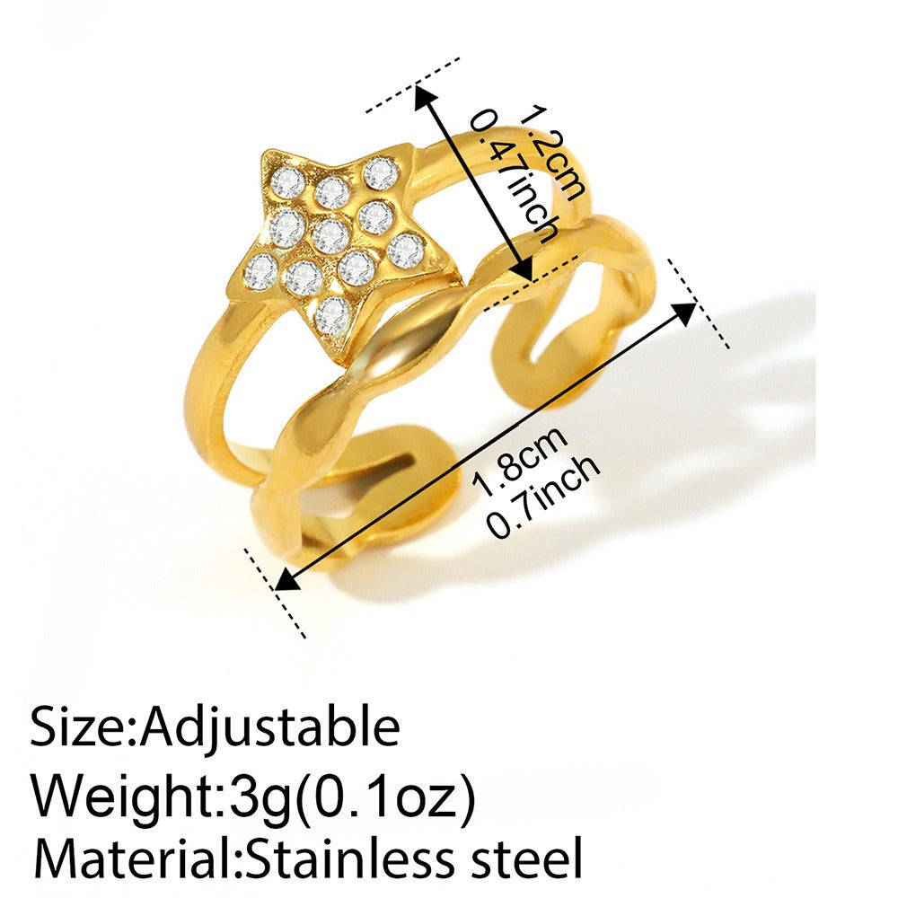 Bague acier inoxydable Bijouta accessoire